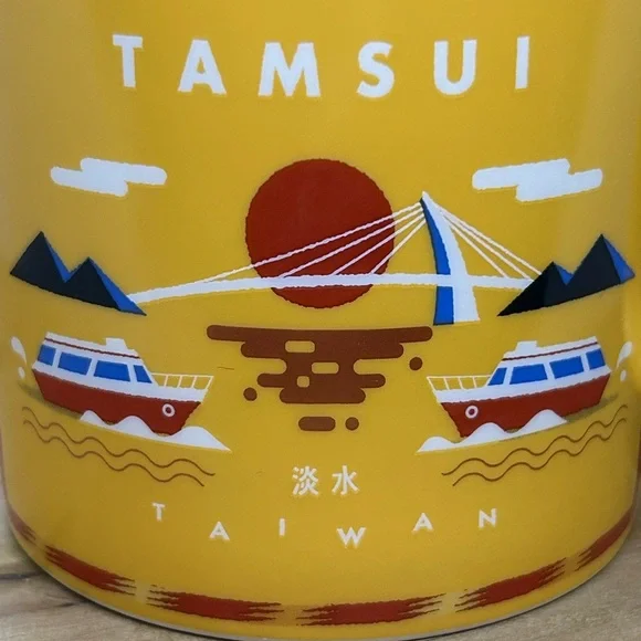 Starbucks Official Tamsui Colorful Mug Cup Taiwan New Taipei City Basses NW - Picture 5 of 10